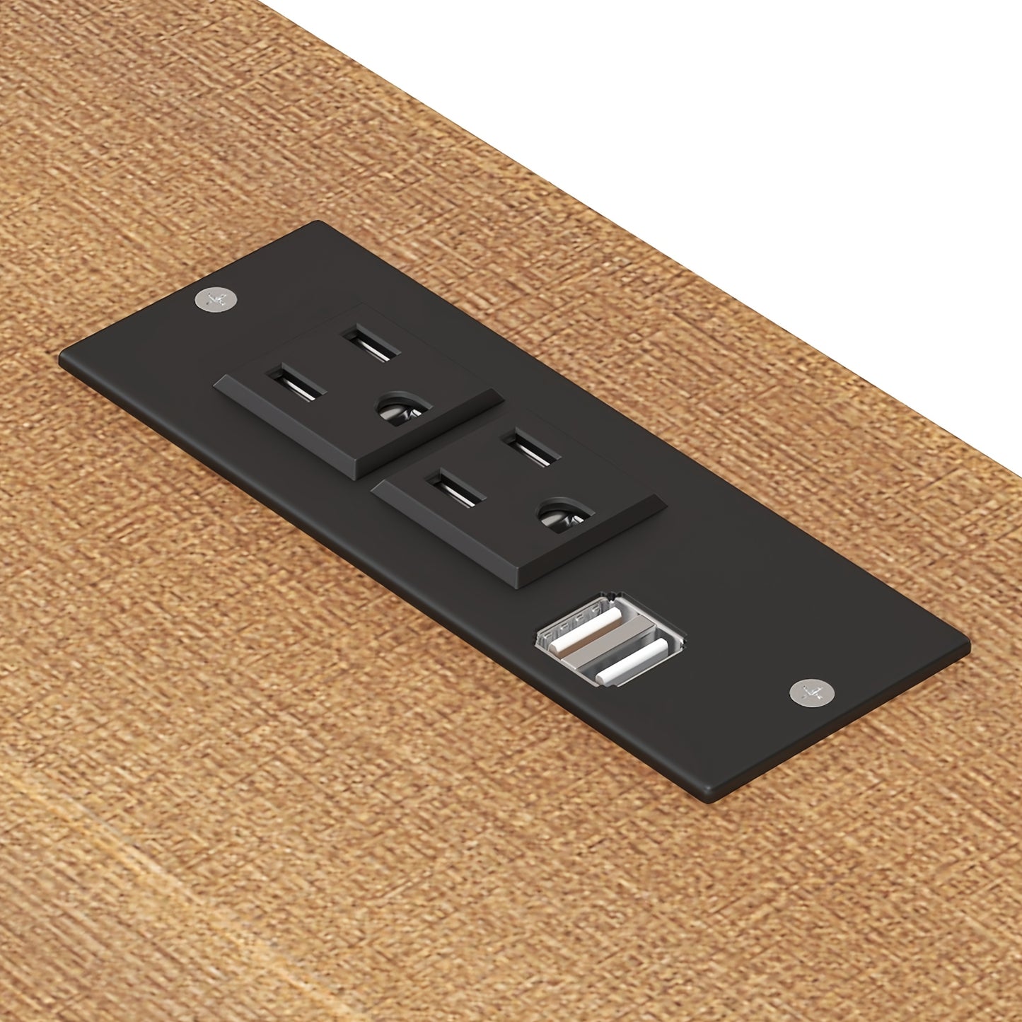 Rattan Nightstand with Charge Boho Rattan Nightstand - Wicker Stand with Drawer and Charge Station - Modern Bedside Table End Table